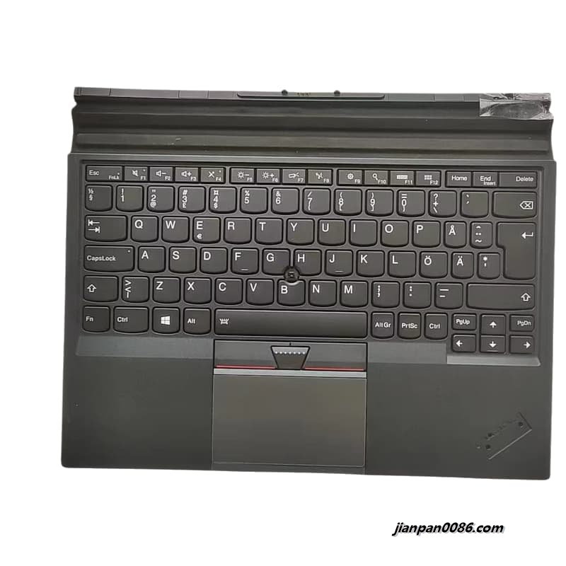 Picture of Original New Sweden Language For Lenovo Thinkpad X1 Tablet Backlit Keyboard 1pTDH9459 18944