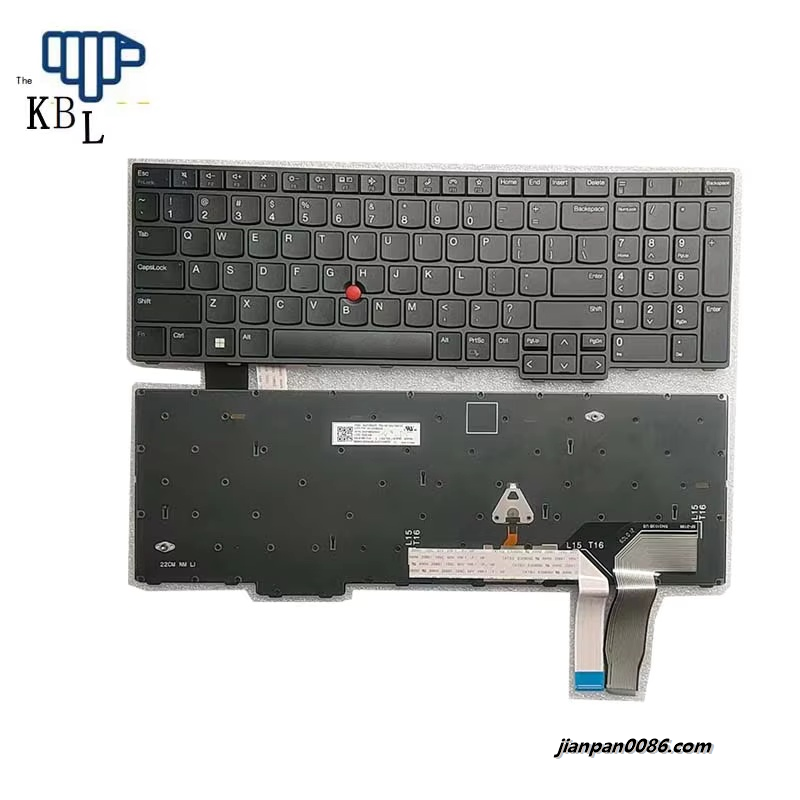Picture of Oraginal New US Language For Lenovo Thinkpad T16 Gen1 NoBacklight Laptop Keyboard SG-B1460-XUA SN3103 PK132D62A00  NO.5N21D93723 A754  HK  A-