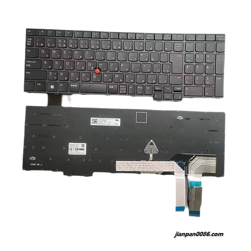 Picture of Oraginal New Japanese Language For Lenovo Thinkpad T16 Gen1 NoBacklight Laptop Keyboard SG-B1540-2VA  SN3103X01  PK132XX2A36 RRU NO.5N21K05141  A754