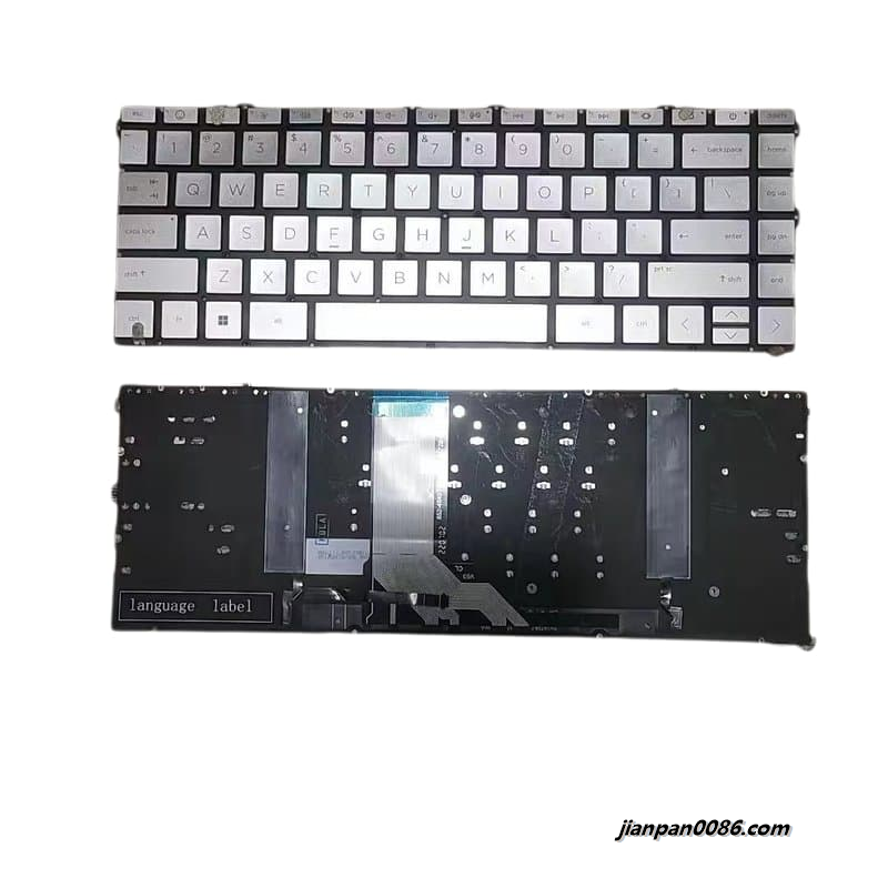 Picture of Original New US Language For HP Envy 16-H Silver backlight Laptop Keyboard SG-A5540-XUA SN1A72B PK133RU1A00 73pA513 18988