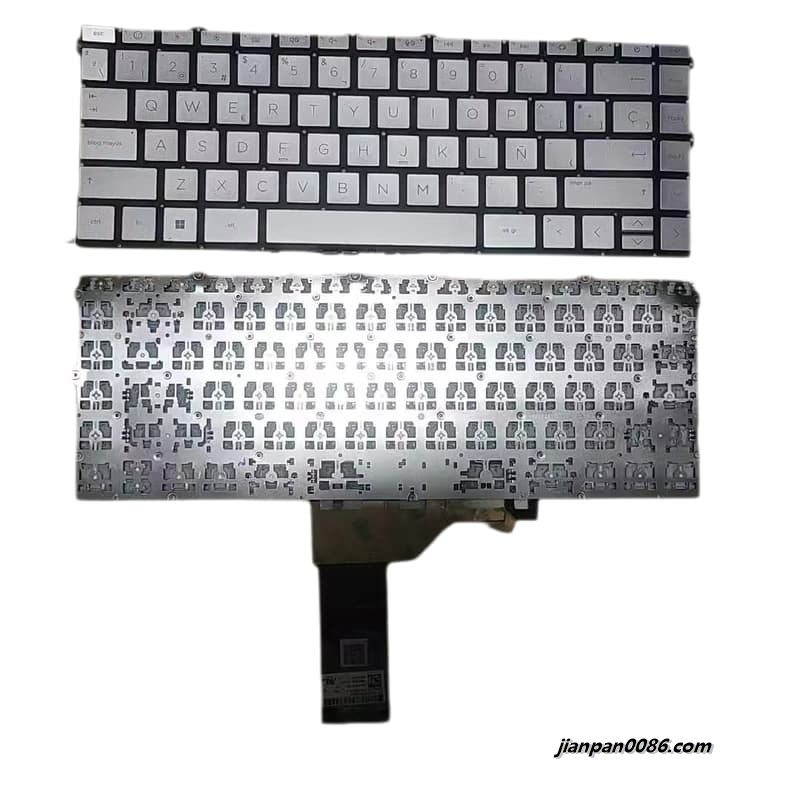 Picture of Original New Spanish Language For HP Envy 16-H Silver backlight Laptop Keyboard SG-A5540-XEA SN1A72B PK133RU1A18 1pA513 18990