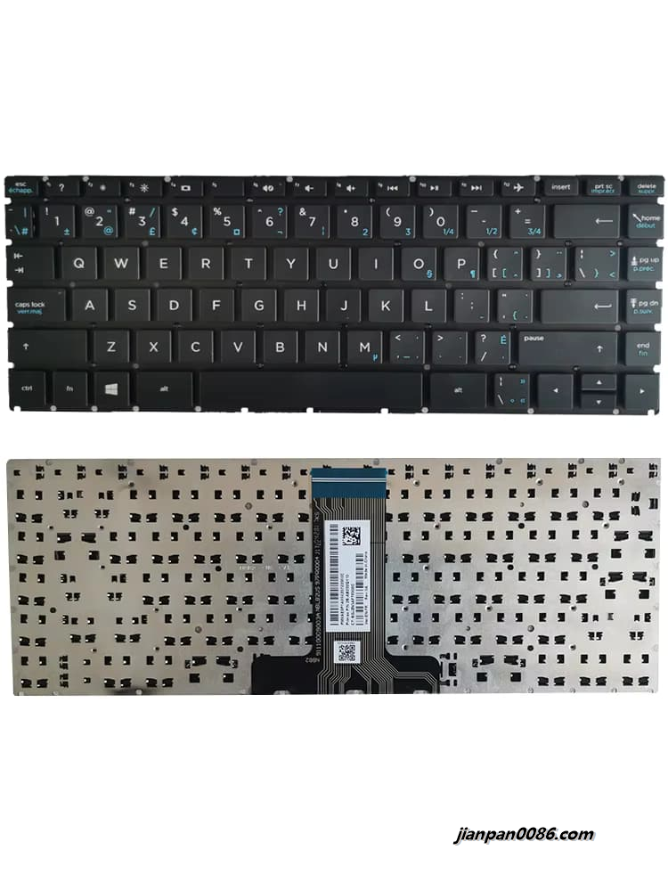 Picture of Original New Canada-French Language For HP Pavilion 14-BA 14T-BA 14M-BA 14-BS Black Laptop Keyboard 2B-AB202Q110 1PE342
