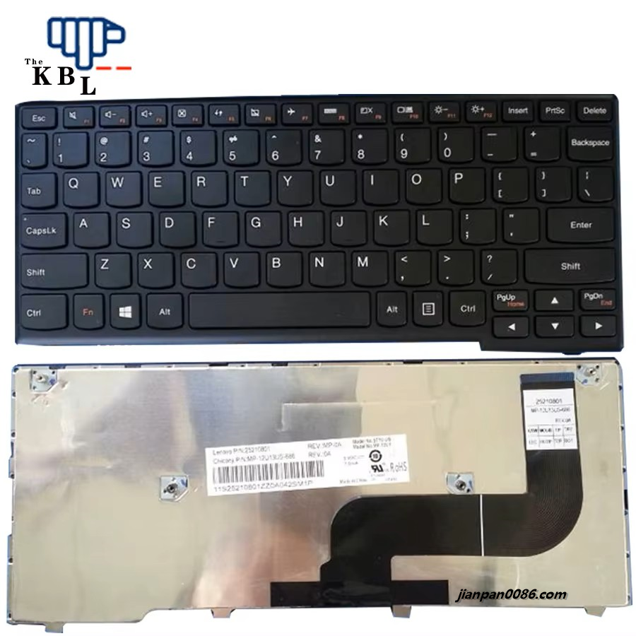 Picture of Original New US Language For Lenovo Ideapad Yoga 11S Yoga11S-ITH Yoga11S-IFI Laptop Keyboard 25210801 MP-12U13US-686