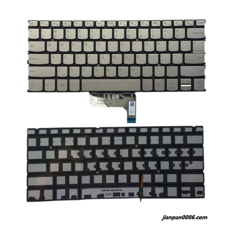 Picture of Original New US Language For Lenovo YOGA 9-14I Laptop Silver Keyboard SN20Z37771 PK131KK4B00 1PCS E591