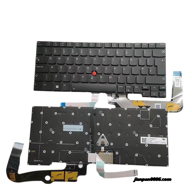 Picture of Original New UK Language For IBM Thinkpad T14S Black Backlight Laptop Keyboard SG-B1430-2BA PK132AS2B10 SN3102B A757