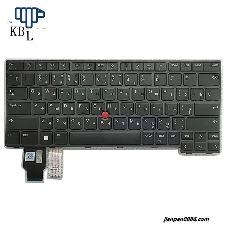 Picture of Original New Russian Language For IBM Thinkpad T14 Gen3 Black NoBacklit Laptop Keyboard SG-B1410-XAA SN3101 PK132D32A06 1PTDH9503