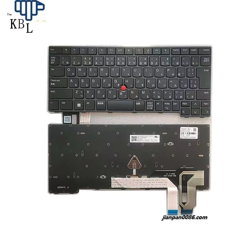 Picture of Original New Japanese Language For IBM Thinkpad T14 Gen3 Black Laptop Keyboard SG-B1410-2VA SN3101 5N21D68148 18PTDH9672