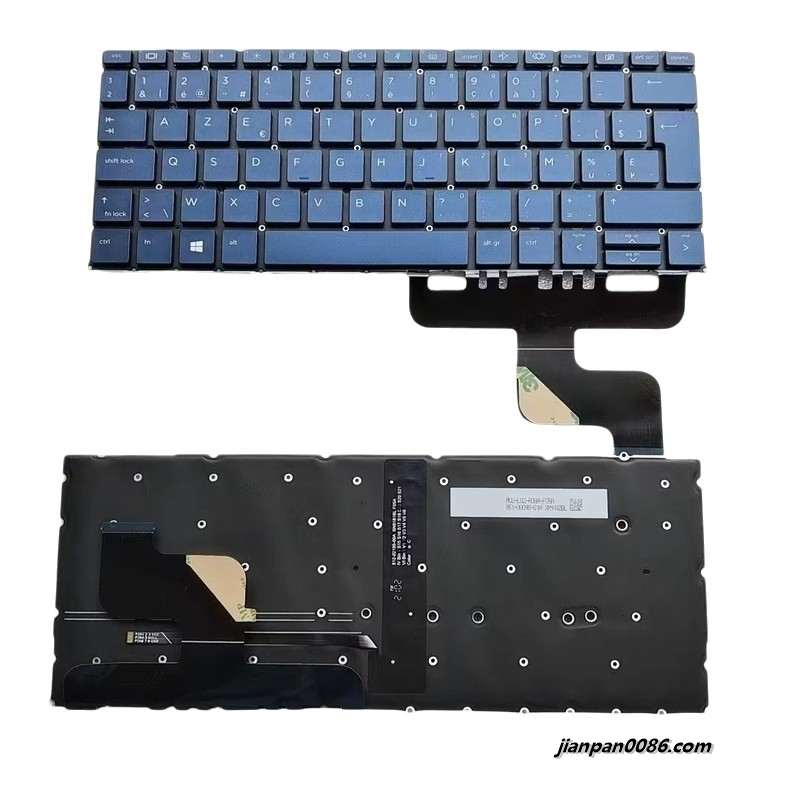 Picture of Original New Belgian Language For HP ELITE Dragonfly G2 Blue Backlight SN9181BL9 SG-A4810-2JA  79PA617 19105