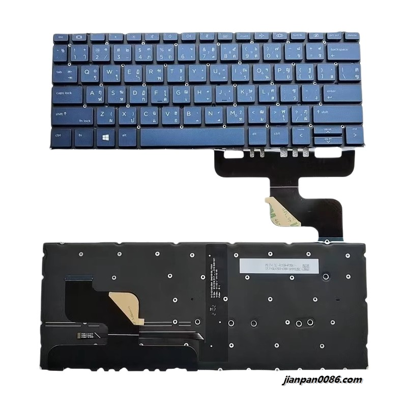 Picture of Original New Thailand Language For HP ELITE Dragonfly G2 Blue Backlight SN9181BL8 SG-A4800-33A 80PA616 19104