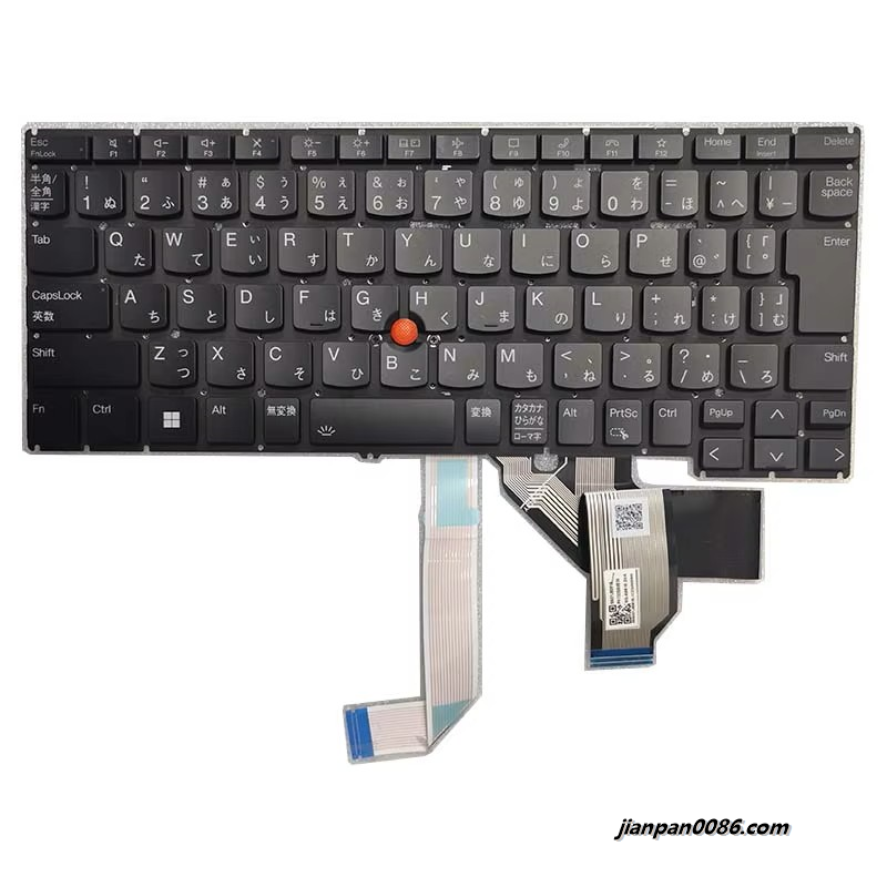 Picture of Original New Japanese Language For Lenovo Thinkpad X13 GEN4 SN3B00B00 PK132S93B36 SG-A9810-2VA Backlit Laptop Keyboard E913