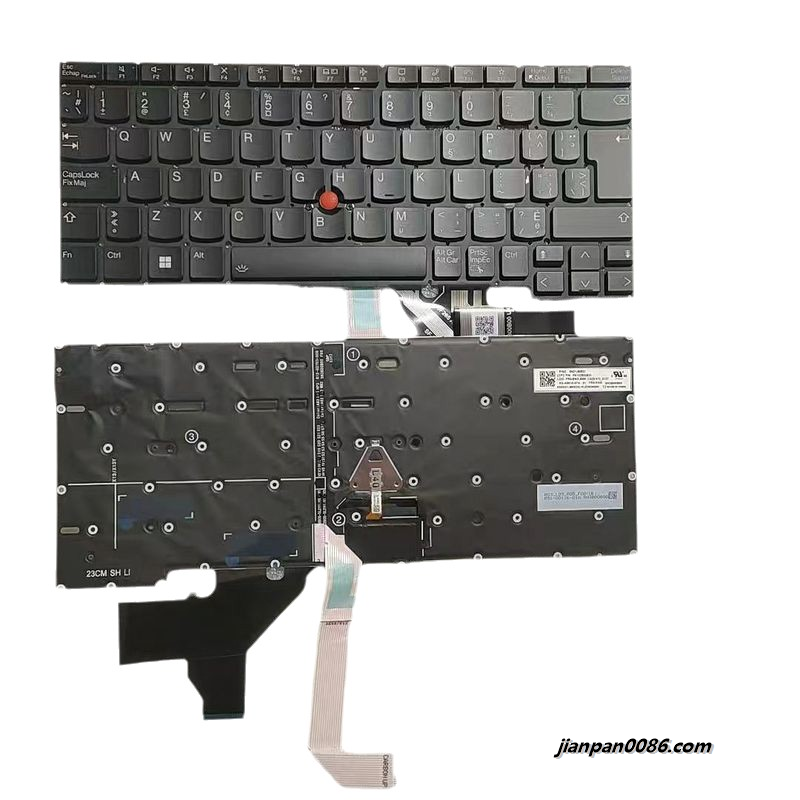 Picture of Original New Canada French Layout For Genuine Lenovo Thinkpad X13 GEN4 Backlight Laptop Keyboard SG-A9810-97A PK132S93B33 SN3B00B00 A861