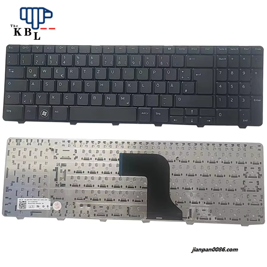 Picture of Original New Germany Language For Dell Inspiron 15 15R N M 5010 N5010 M5010 Black Laptop Keyboard NR07R8 NSK-DRASW 21PTDH3851
