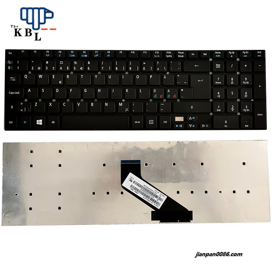 Picture of Oraginal New For Nordic Language Acer Aspire 5830 5830G 5830T 5755 5755G V3-551 V3-771 Laptop Keyboard MP-10K36DN-4421W 9215E364