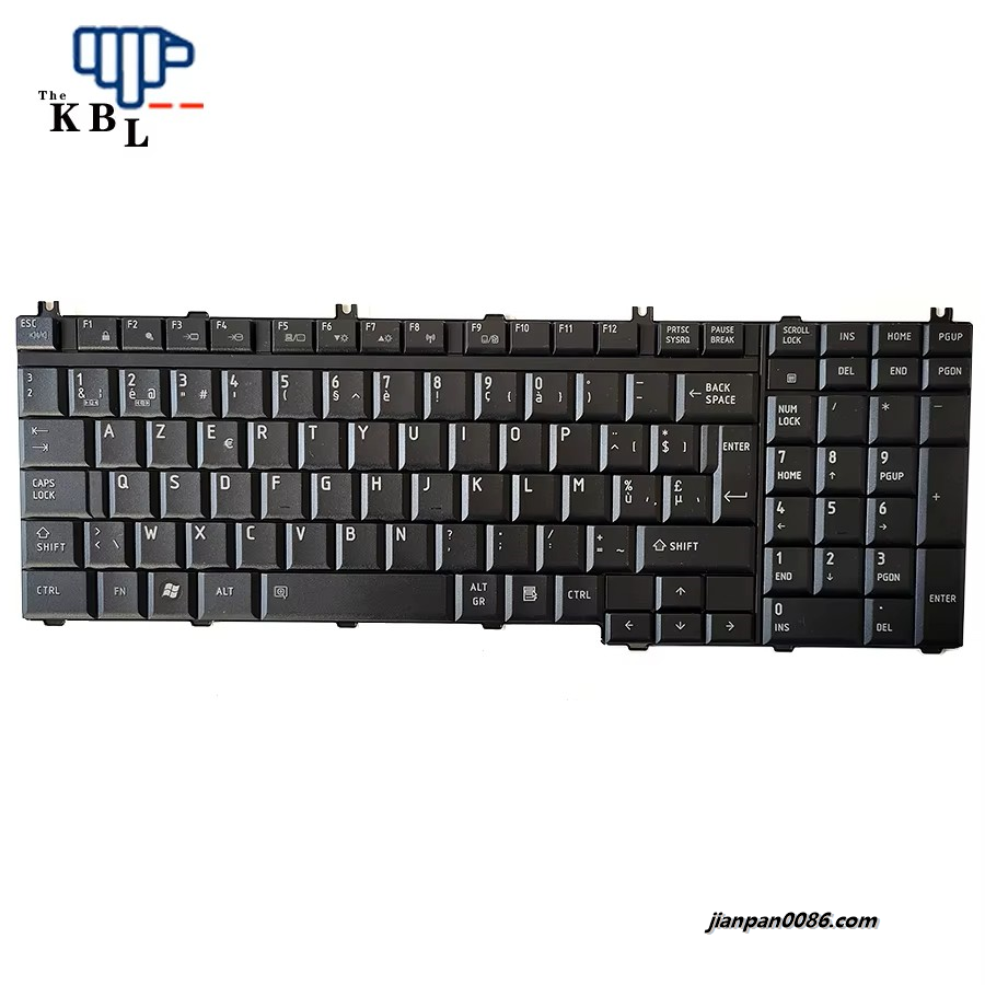 Picture of Oraginal New Belgium Language For Toshiba Satellite P200 P300 P500 Black Laptop Keyboard MP-08H76B06698 TDH830