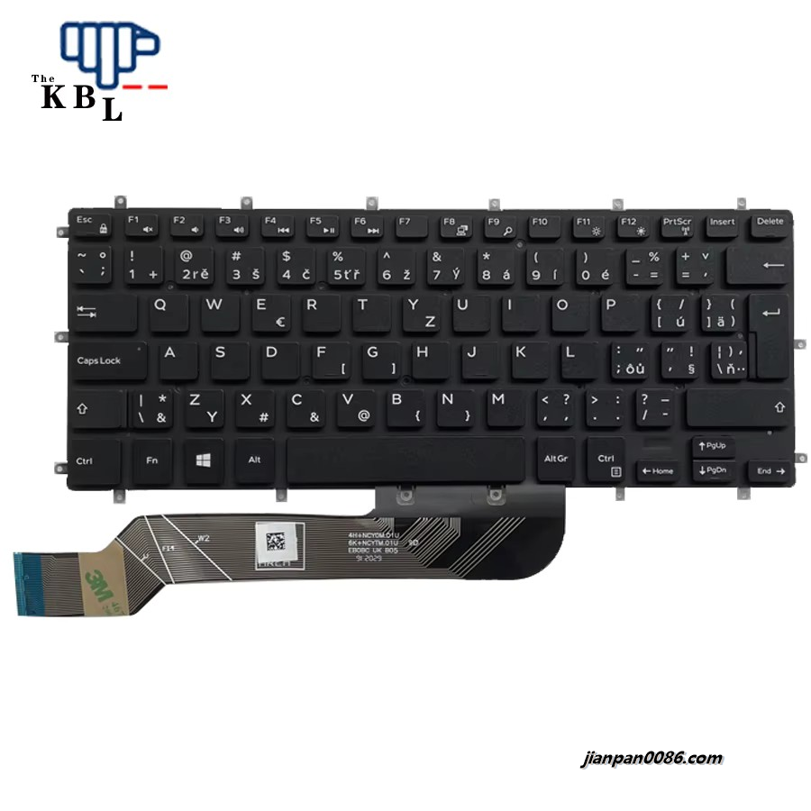 Picture of Oraginal New Belgium Language For Dell 7460 7466 7560 Nobacklit Black Laptop Keyboard 07Y2YH PK131Q12A27