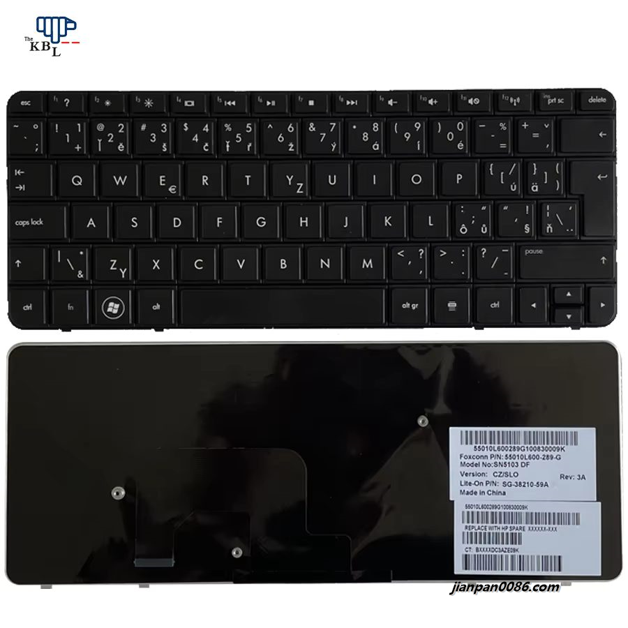 Picture of Oraginal New CZ Language For HP MINI 210-2000 1103 110-3500 110-4100 Laptop Keyboard SG-38210-59A