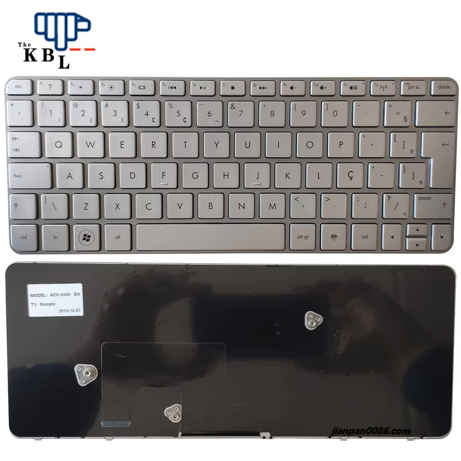 Picture of Original New Brazil Language For HP MINI210-2000 Silver Laptop Keyboard Model ACK9506E21