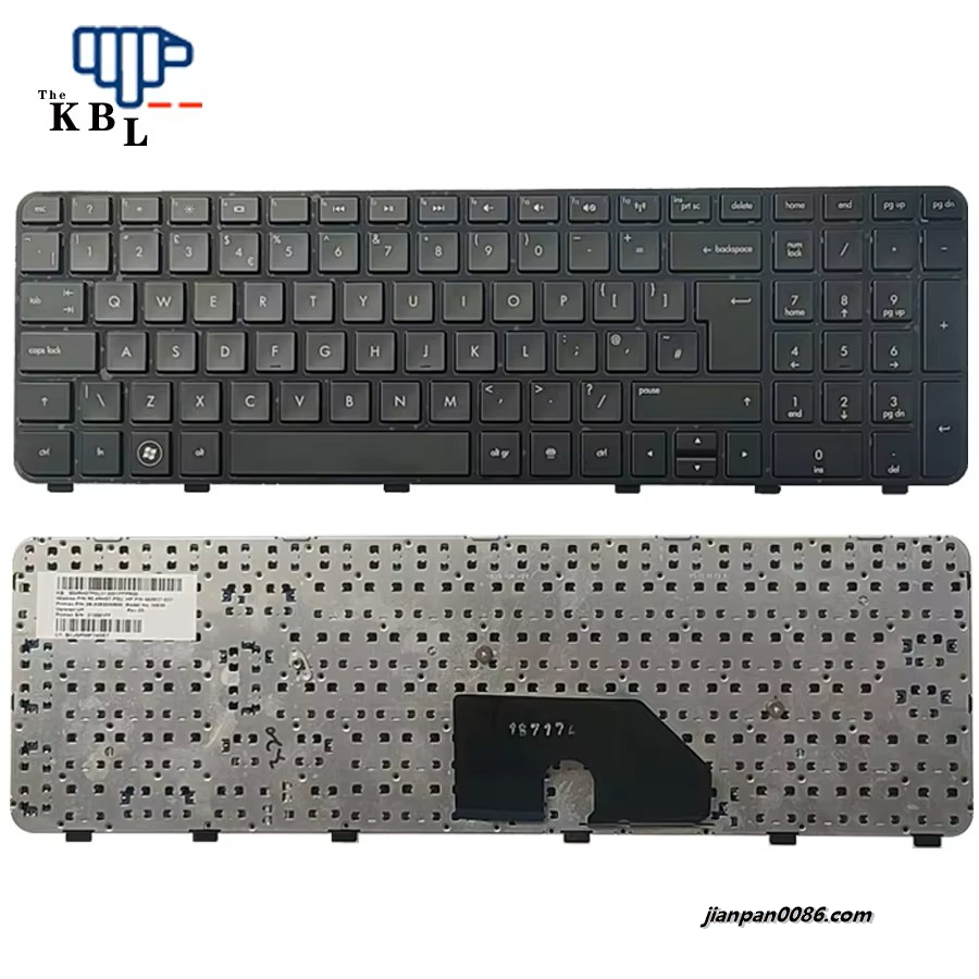 Picture of Original New UK Language For HP DV6-6000 Black Laptop Keyboard 665937-031 14pTDH3566