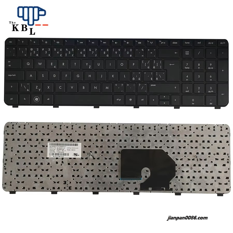 Picture of Original New Czech Republic Language For HP DV6-6000 DV6 DV6T DV6-6100 DV6-6200 Black Laptop SG-48800-59A 2PE413