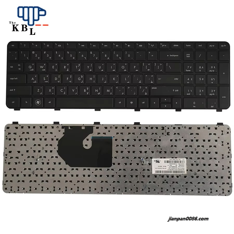 Picture of Original New Arabic Language For HP DV6-6000 DV6 DV6T DV6-6100 DV6-6200 Black Laptop SG-48800-X1A V122503A1-AR 2PE413