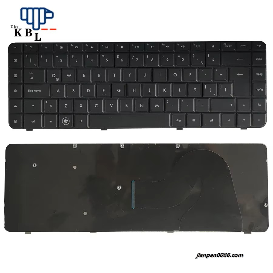 Picture of Original New Latin Language For HP CQ62 G56 G62 CQ56 CQ56-100 Black Laptop Keyboard PN599601-161 6PE413