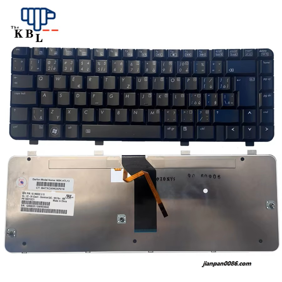Picture of Original New Czech Language For HP CQ30 CQ35 CQ36 Black Backlight Laptop Keyboard NSK-H7L13 7PTDH3561