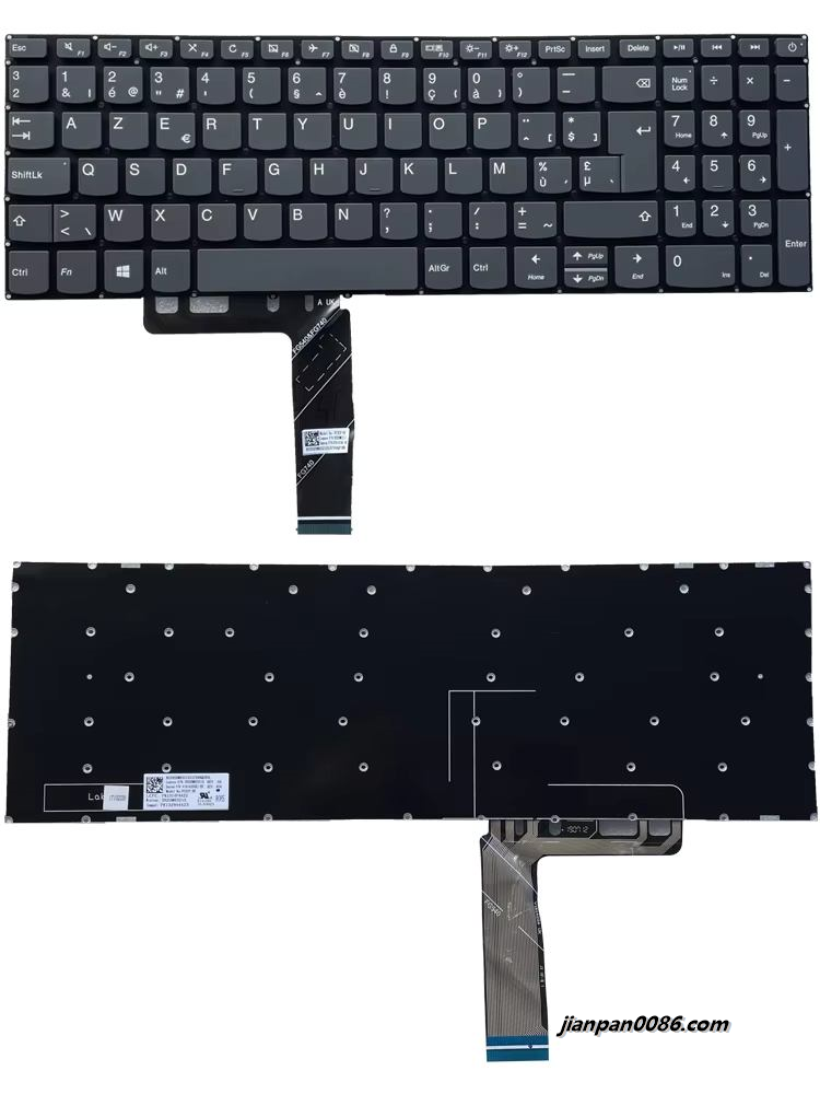 Picture of Original New Belgium Language For Lenovo ideapad 320-15 Grey Laptop Keyboard SN20M63215 PK1329A4A23 7P9629E566