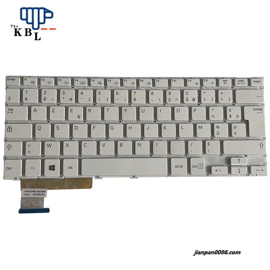 Picture of Oraginal New French Language For Samsung NP905S3G NP915S3G White Laptop Keyboard SG-62330-2FA SN3730WZ 1PE605