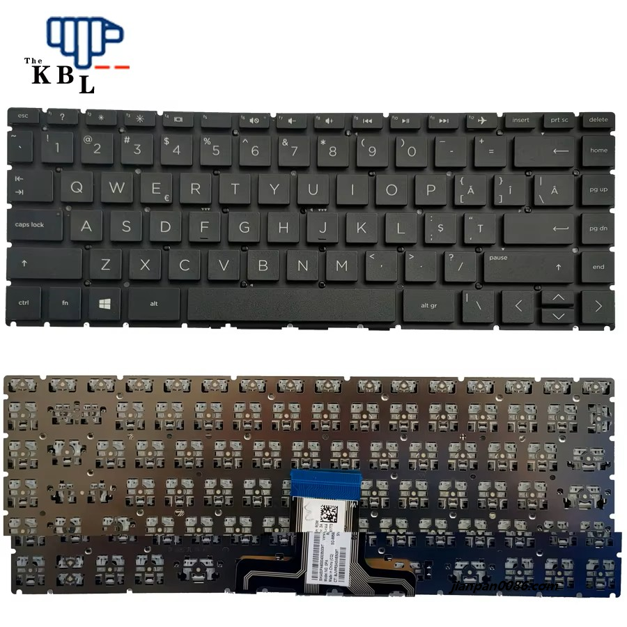 Picture of Original New Rom Language For HP 14-CE 14-CC 14-CF 14-CR 14-DK (Little Enter Key) Black Laptop Keyboard SG-99560-YAA SN61773 40P9668E567