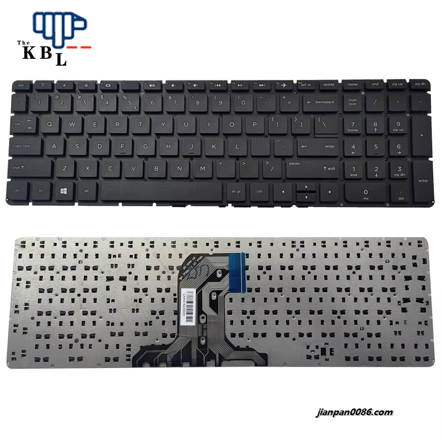 Picture of Original New US Internet Language For HP Pavilion 15-AC 15-AF Black NO Backlight Laptop Keyboard 7PTDH3558