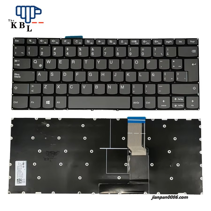 Picture of Original New Latin Language For Lenovo IdeaPad 320-14 320 14 Gray Laptop Keyboard  PK131YM2A15 SG-86320-74A