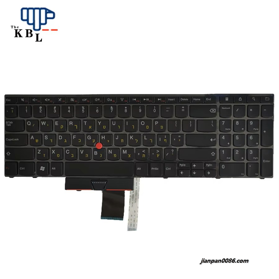 Picture of Oraginal New Hebrew Language For Lenovo Thinkpad E520 E525 Laptop Keyboard 04W0886