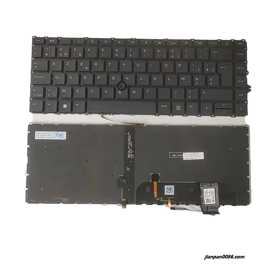 Picture of Original New Belgium Language For 840 G7 Black Backlight Laptop Keyboard SG-2140-2JA SN9191BL3 C164