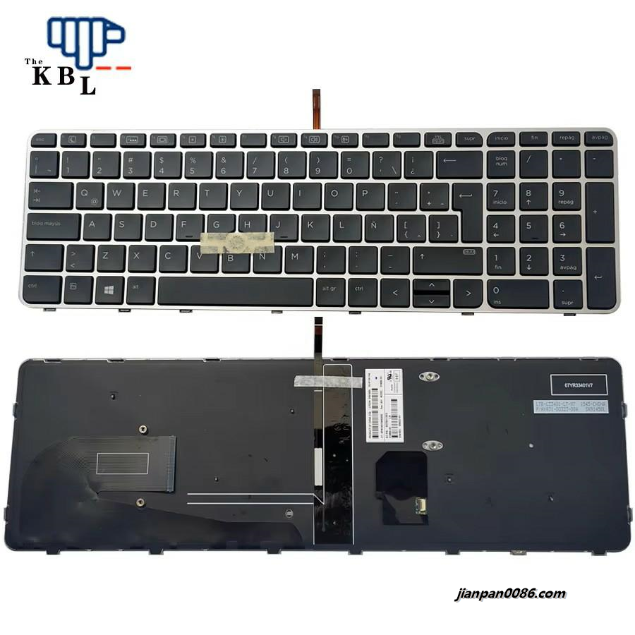 Picture of Original New Latin Language For HP EliteBook 850 G3 850 G4 Black Backlight Laptop Keyboard SG-81100-74A 3PTDH3558