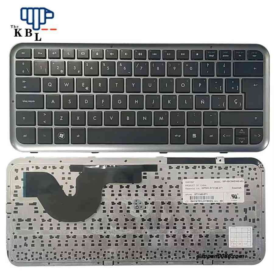 Picture of Original New Spanish Language For HP Pavilion DM3-1000 Black Laptop Keyboard MP-09C96E06E453 6PTDH3568