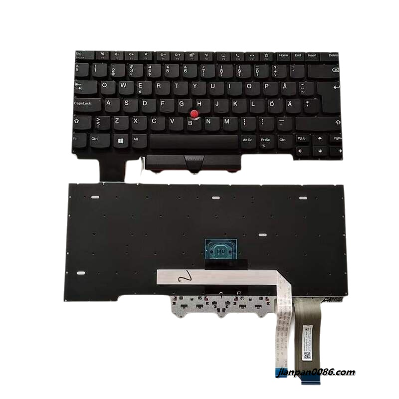 Picture of Original SO Layout For Lenovo Thinkpad E14 R14 S3 Gen2 Backlit Laptop Keyboard 2H-AC8SWL70121 PK131HJ3A28 SN20W68346 TDH4785