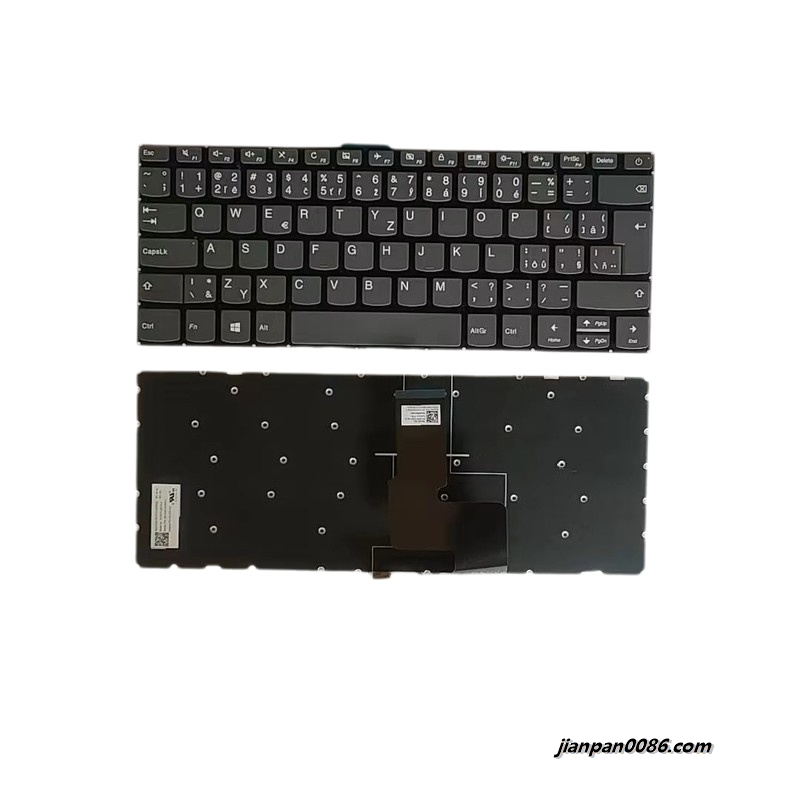 Picture of Original New CZ Layout For Lenovo Ideapad 320-14 NoBacklit Grey Laptop Keyboard V2H-AAXCSW60911 SN20M61862 18745 8PTDH9582