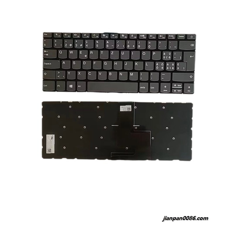Picture of Original New Swiss Layout For Lenovo Ideapad 320-14 NoBacklit Grey Laptop Keyboard 2H-AAXCHW60911 SN20M61821 18742 19PTDH9578