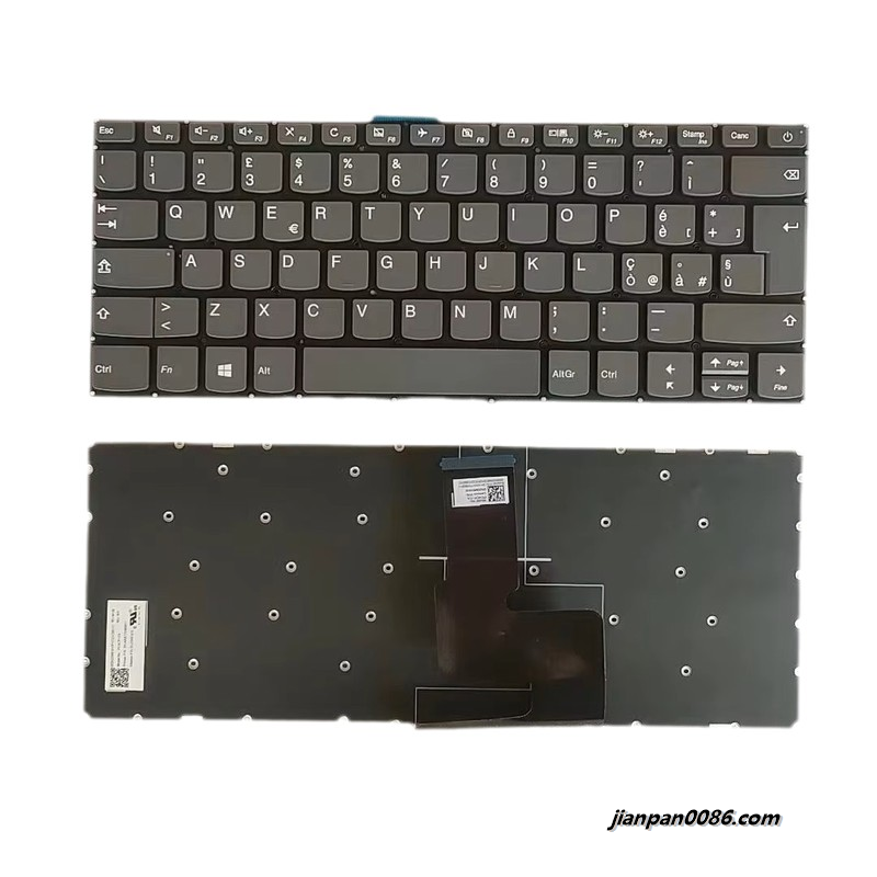 Picture of Original New IT Layout For Lenovo Ideapad 320-14 NoBacklit Grey Laptop Keyboard SG-AAX1TW60911  SN20M6190 18397 16PTDH9603