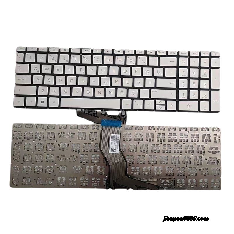 Picture of Original New TURKEY Layout For HP Pavilion 15-BS 15-BW 15-CC Silver Original Laptop Keyboard SG-86980-X8A SN10OQ5C 17132 15PTDH4469