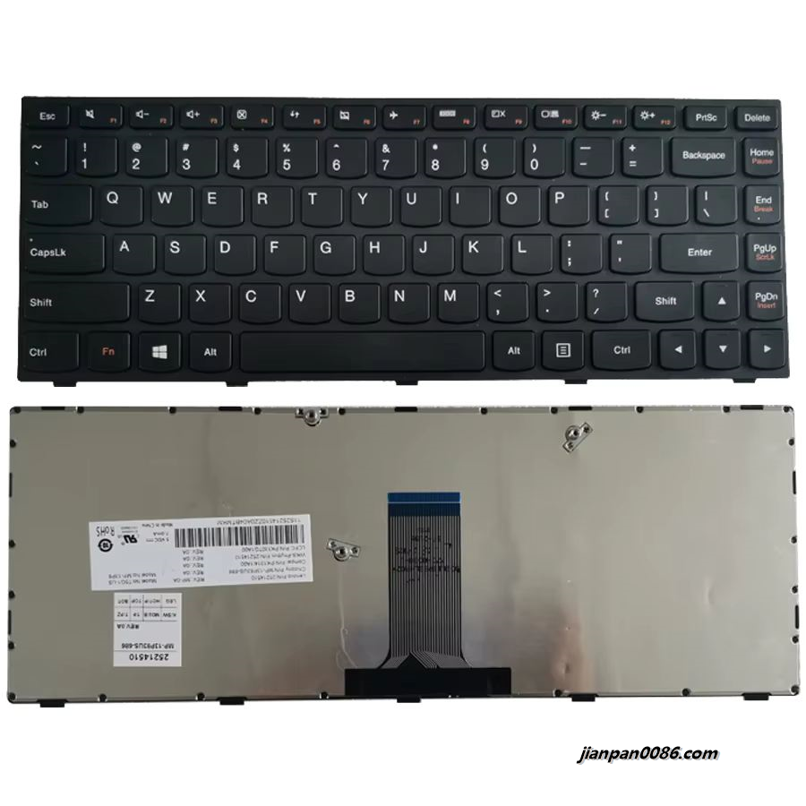 Picture of Oraginal New US Language For Lenovo Ideapad G40 G40-70 G40-80 n40-70 n40-30 B40-70 Black Laptop Keyboard MP-13P83US-686 P