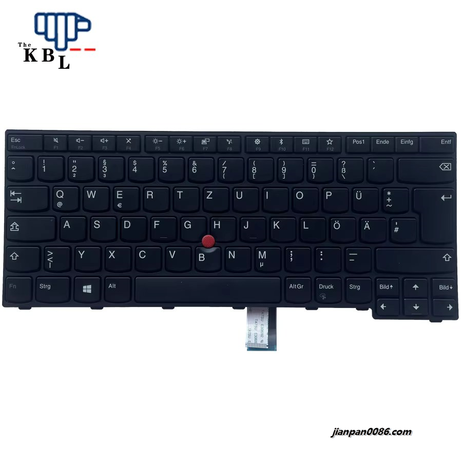 Picture of Original New For Lenovo Thinkpad E470 E470C E475 Germany Language Laptop Keyboard SN20K93247 44PE547
