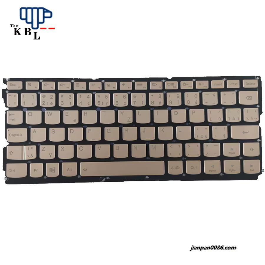 Picture of Oraginal New For Lenovo Yoga 900S Czech Language Backlit Laptop Gold Keyboard V154120AK1-CS SN20K13923 PK131041B27