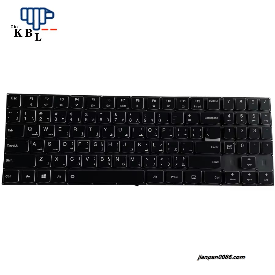 Picture of Oraginal New For Lenovo Legion Y520 Y720 Arabic Language Backlit Black Laptop Keyboard V160420NS1-AR PK131DG3A06 SN20Q73395 15P9604E543 