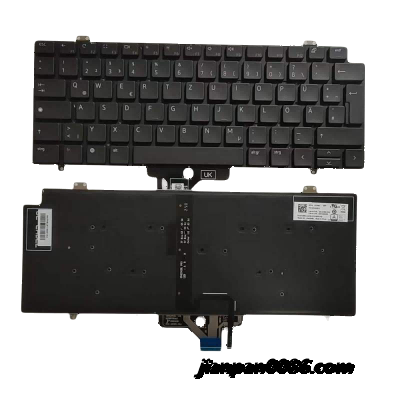 Picture of Original New Germany Layout For Dell Latitude 7400 5400 5401 5410 7410 Original Backlit Laptop Keyboard SG-A2540-2DA SN4291BL PK132UG3B16  25PTDH2999 405P14161