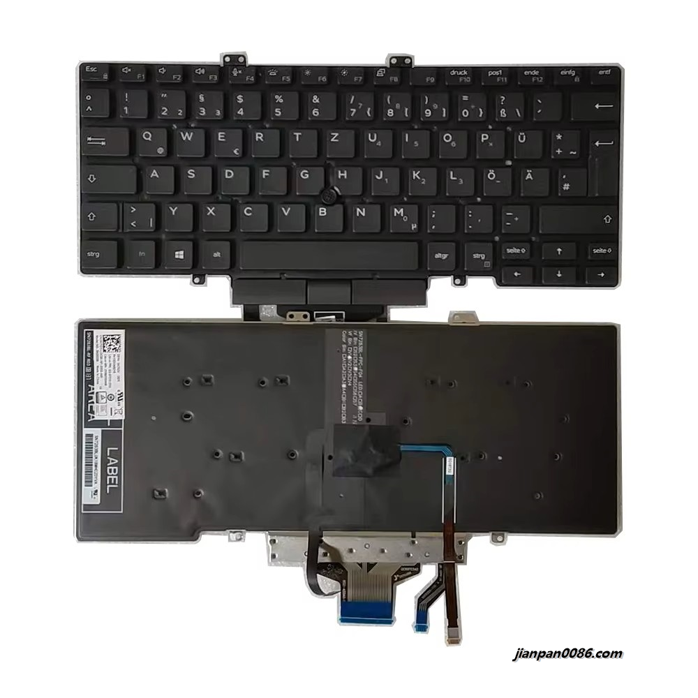 Picture of Original New Germany Language For Dell Latitude 5400 5401 5410 5411 Backlight Laptop Keyboard PK132VW3D16 sg-97510 -2da sn7283bl tdh2294 2000P14127TDH6170