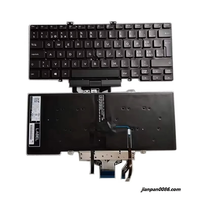 Picture of Original New SW Swiss Layout For Dell Latitude 5400 5401 5410 5411 2019 Backlight Laptop Keyboard SG-97590-2XA PK132VW3D20 600P14195