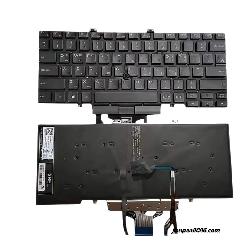 Picture of Original New KR Korean Layout For Dell Latitude 5400 5401 5410 5411 2019 Backlight Laptop Keyboard SG-97590-XRA SG-97510-XRA 4P14170