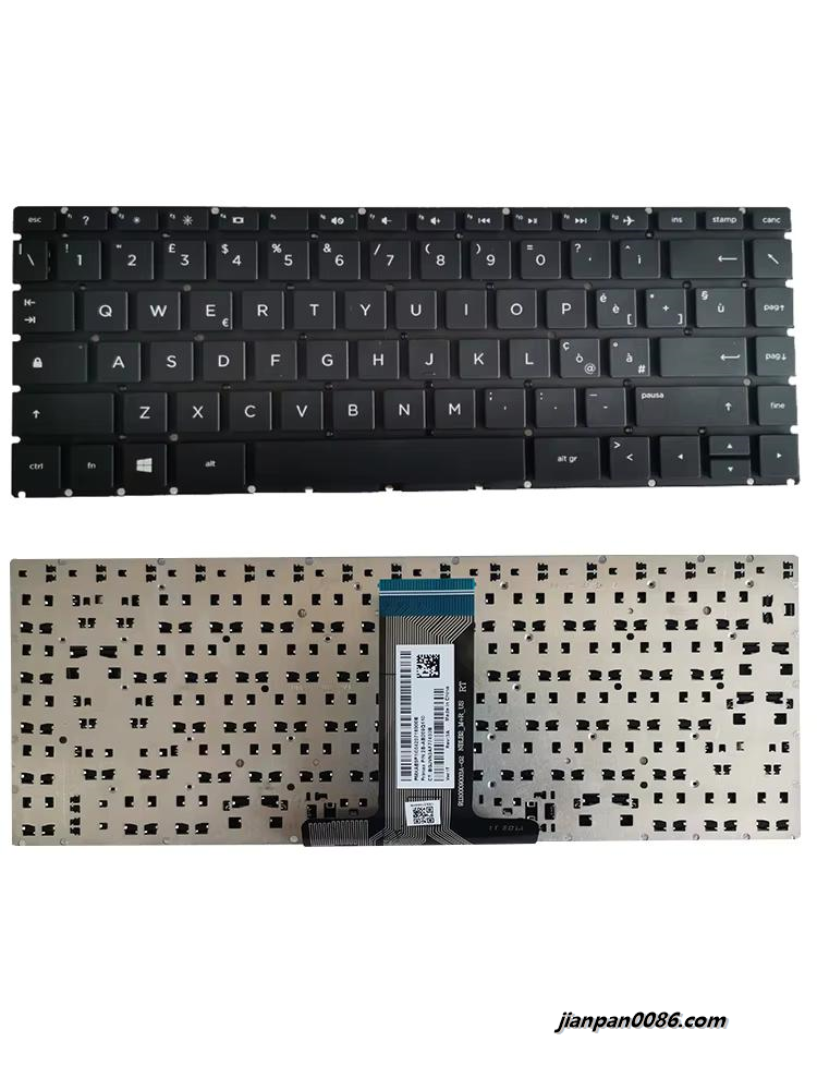 Picture of Original New Italy Layout For HP Pavilion 14-BA 14T-BA 14M-BA 14-BS Black Laptop Keyboard FRU 2B-AB209Q110 1PE342