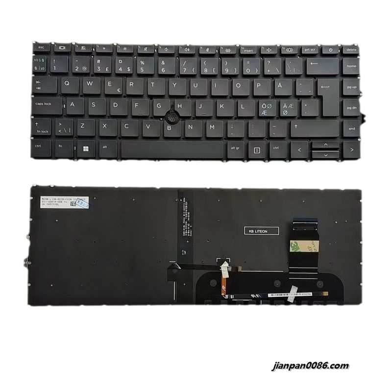 Picture of Original New NE Layout For HP 840 G7 Laptop Black Backlight Keyboard SG-2150-79A SN9191BL3 16548 7PTDH4424